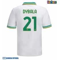 Camisa de Futebol AS Roma Paulo Dybala #21 Equipamento Alternativo 2025-26 Manga Curta